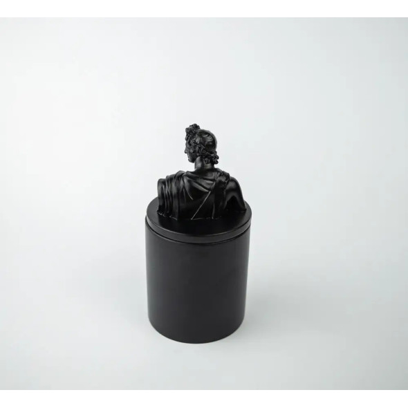 Аромасвічка APOLLO BURLEY VANILLA BLACK 100% WOOD WAX 165g 35h