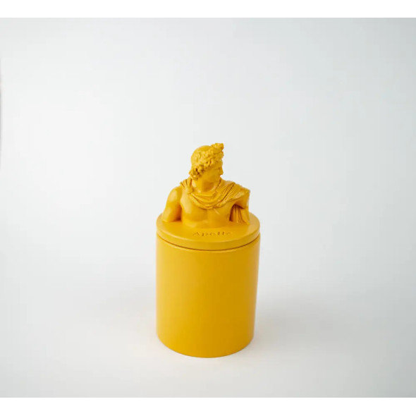 Аромасвічка APOLLO BURLEY VANILLA YELLOW 100% WOOD WAX 165g 35h