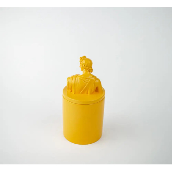 Аромасвічка APOLLO BURLEY VANILLA YELLOW 100% WOOD WAX 165g 35h