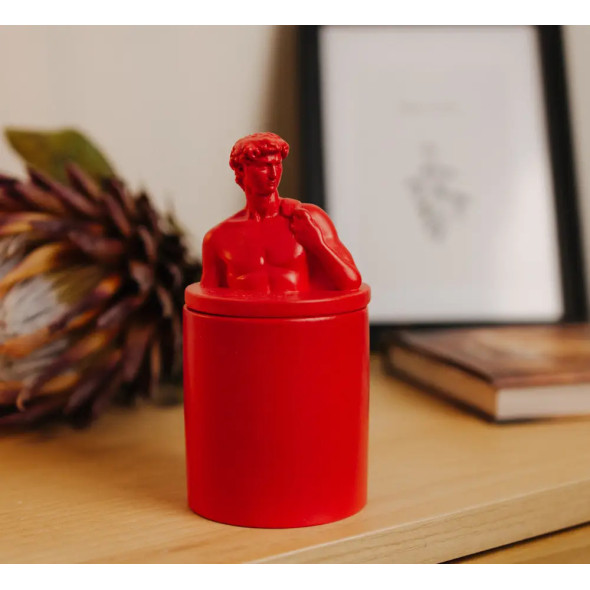 Аромасвічка DAVID AGARWOOD RED 100% WOOD WAX 165g 35h