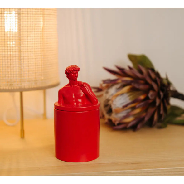 Аромасвічка DAVID AGARWOOD RED 100% WOOD WAX 165g 35h