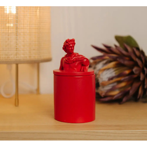 Аромасвічка APOLLO BURLEY VANILLA RED 100% WOOD WAX 165g 35h
