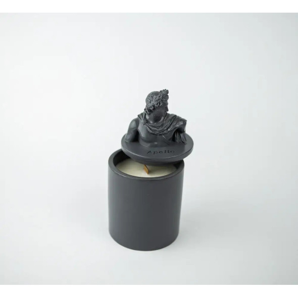 Аромасвічка APOLLO BURLEY VANILLA GRAFITE 100% WOOD WAX 165g 35h