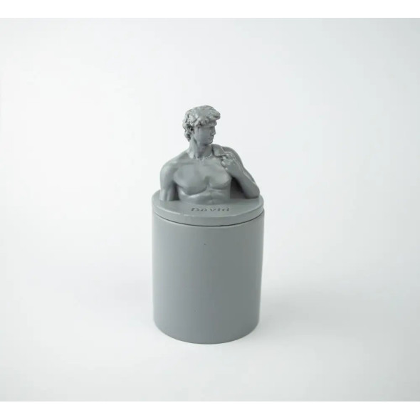 Аромасвічка DAVID AGARWOOD GRAY 100% WOOD WAX 165g 35h