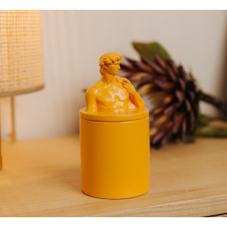 Аромасвічка DAVID AGARWOOD YELLOW 100% WOOD WAX 165g 35h