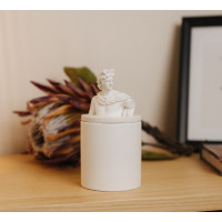 Аромасвічка APOLLO BURLEY VANILLA WHITE 100% WOOD WAX 165g 35h