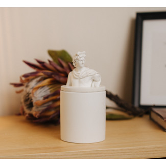 Аромасвічка APOLLO BURLEY VANILLA WHITE 100% WOOD WAX 165g 35h