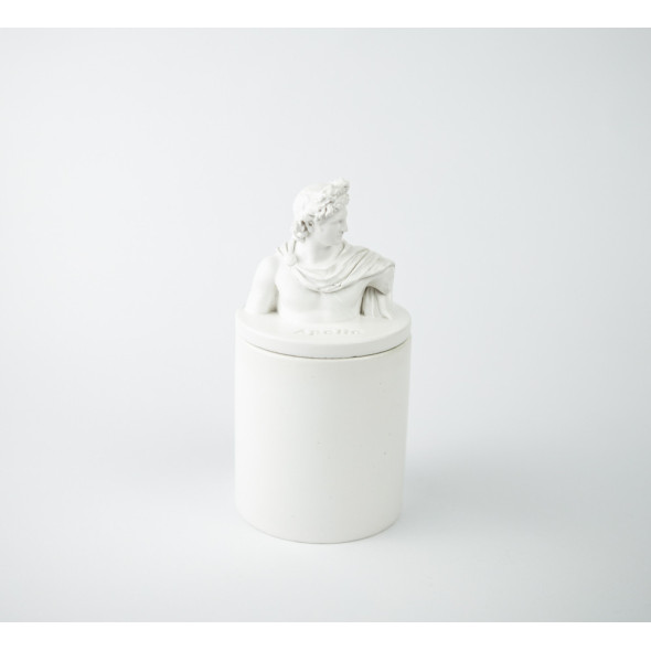 Аромасвічка APOLLO BURLEY VANILLA WHITE 100% WOOD WAX 165g 35h