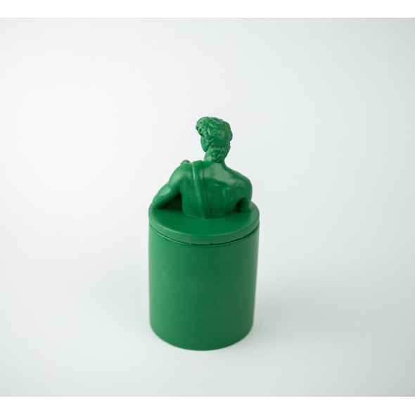 Аромасвічка DAVID AGARWOOD GREEN 100% WOOD WAX 165g 35h