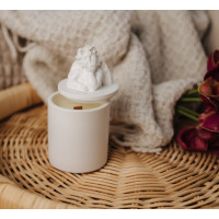 Аромасвічка CUPID SANTAL WHITE 100% WOOD WAX 165g 35h