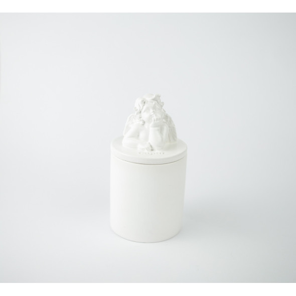 Аромасвічка CUPID SANTAL WHITE 100% WOOD WAX 165g 35h
