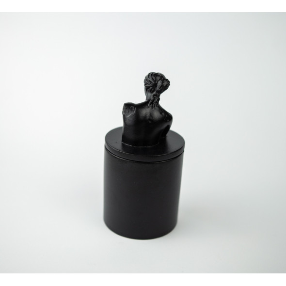 Аромасвічка VENUS CHERRY BLOSSOM BLACK 100% WOOD WAX 165g 35h