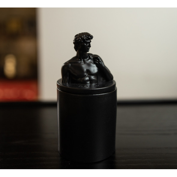 Аромасвічка DAVID AGARWOOD BLACK 100% WOOD WAX 165g 35h