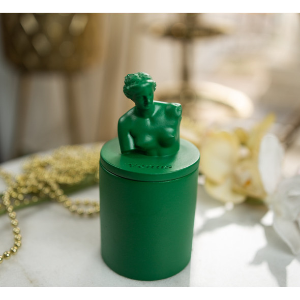 Аромасвічка VENUS CHERRY BLOSSOM GREEN 100% WOOD WAX 165g 35h