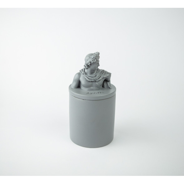 Аромасвічка APOLLO BURLEY VANILLA GRAY 100% WOOD WAX 165g 35h