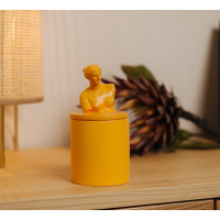 Аромасвічка VENUS CHERRY BLOSSOM YELLOW 100% WOOD WAX 165g 35h