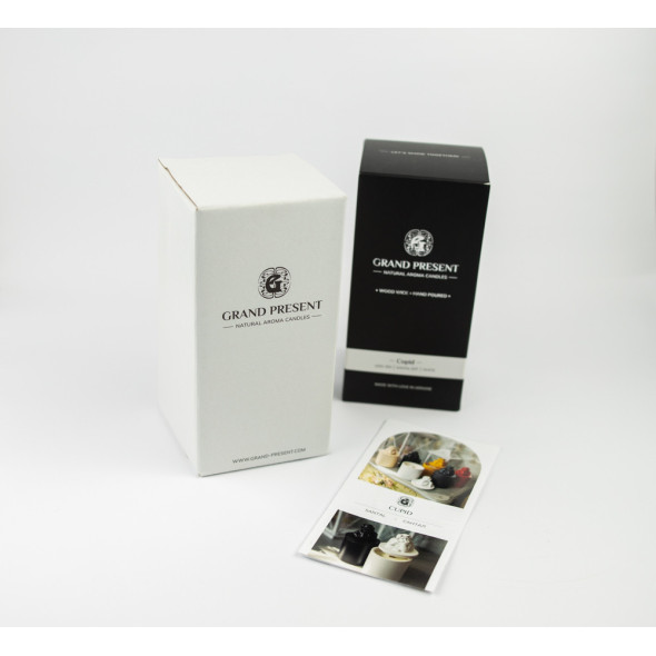 Аромасвічка CUPID SANTAL PEARL 100% WOOD WAX 165g 35h