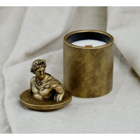 Аромасвічка APOLLO BURLEY VANILLA BRONZE 100% WOOD WAX 165g 35h