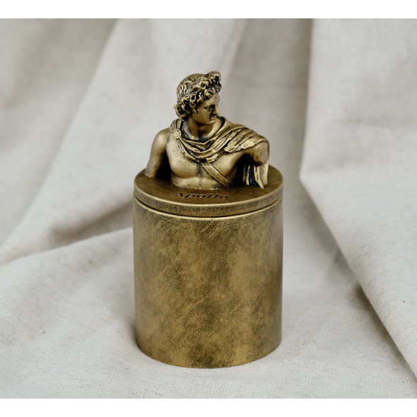 Аромасвічка APOLLO BURLEY VANILLA BRONZE 100% WOOD WAX 165g 35h