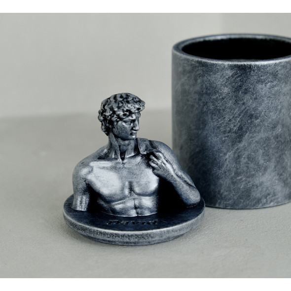 Аромасвічка DAVID AGARWOOD SILVER 100% WOOD WAX 165g 35h