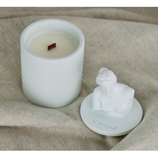 Аромасвічка VENUS CHERRY BLOSSOM MINT 100% WOOD WAX 165g 35h