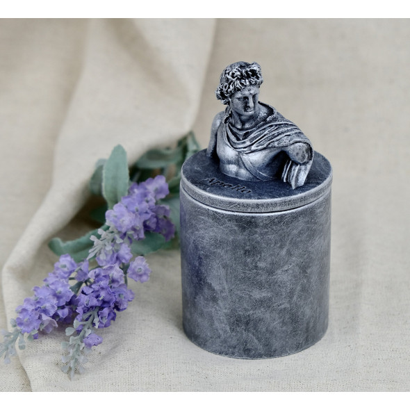 Аромасвічка APOLLO BURLEY VANILLA SILVER 100% WOOD WAX 165g 35h
