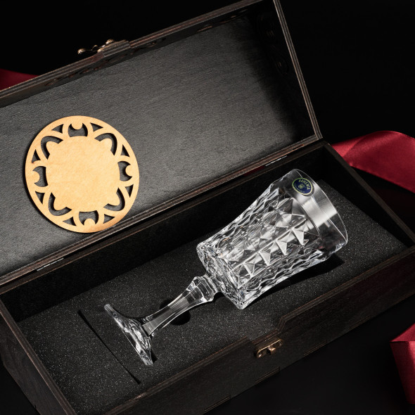 Набір для вина кришталь 1 шт. "Bohemia Diamond" 200 мл