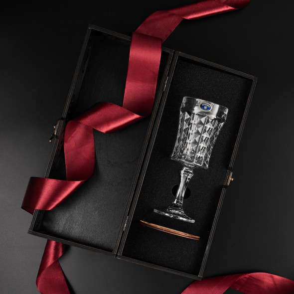 Набір для вина кришталь 1 шт. "Bohemia Diamond" 200 мл