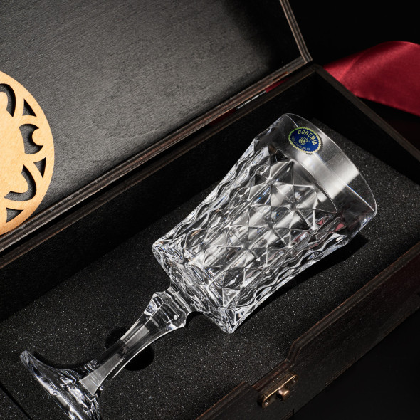 Набір для вина кришталь 1 шт. "Bohemia Diamond" 200 мл