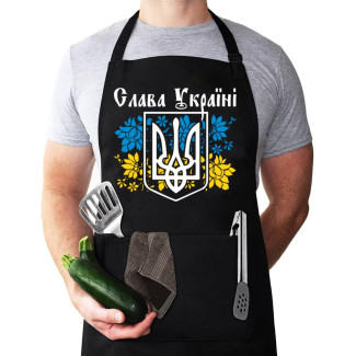 Чоловічий фартух кухаря з принтом 