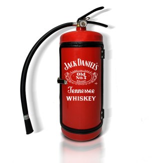 Міні-бар вогнегасник з принтом "Jack Daniels" з полицею, Червоний