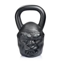 Дизайнерська спортивна гиря Gorilla 32 kg Чорна на подарунок спортсмену