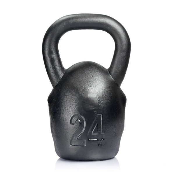 Дизайнерська спортивна гиря Gorilla 24 kg Чорна на подарунок спортсмену