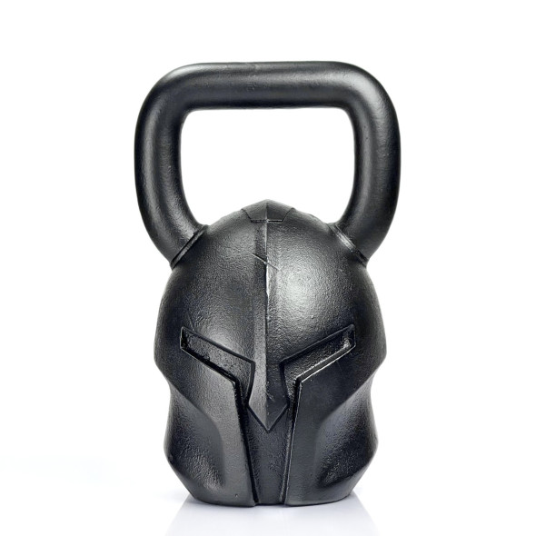 Дизайнерська спортивна гиря Sparta 32 kg Чорна на подарунок спортсмену