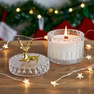 Парфумована аромасвічка Christmas | Оригінальний подарунок для мами, колеги, подруги