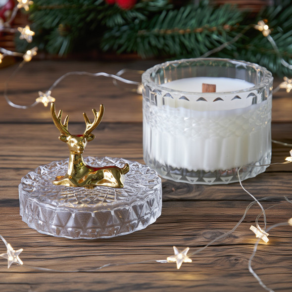 Парфумована аромасвічка Christmas | Оригінальний подарунок для мами, колеги, подруги