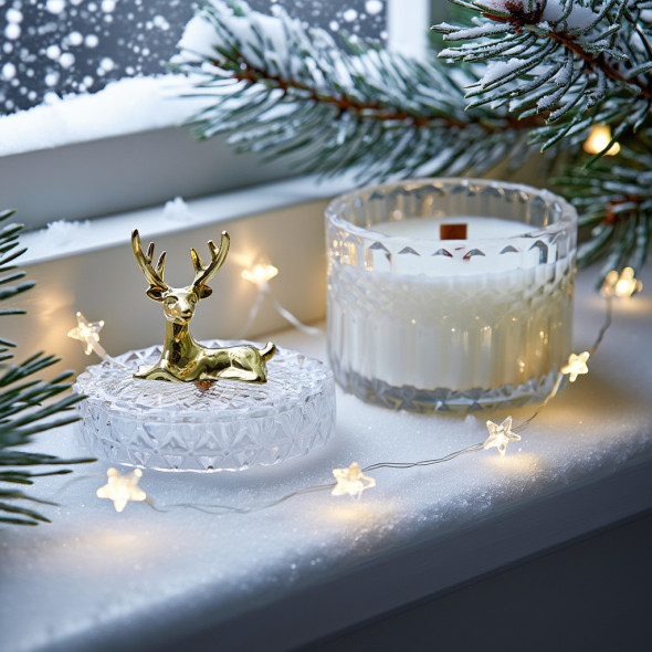 Парфумована аромасвічка Christmas | Оригінальний подарунок для мами, колеги, подруги