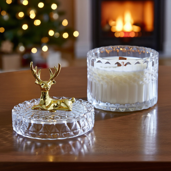 Парфумована аромасвічка Christmas | Оригінальний подарунок для мами, колеги, подруги