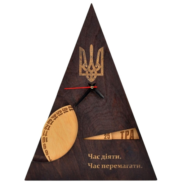 Настінний вічний календар + годинник "Classic" TsisarArt | 40 см
