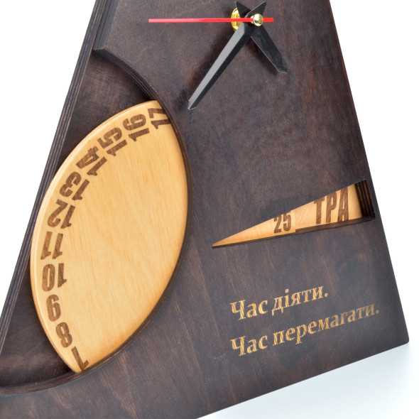 Настінний вічний календар + годинник "Classic" TsisarArt | 40 см