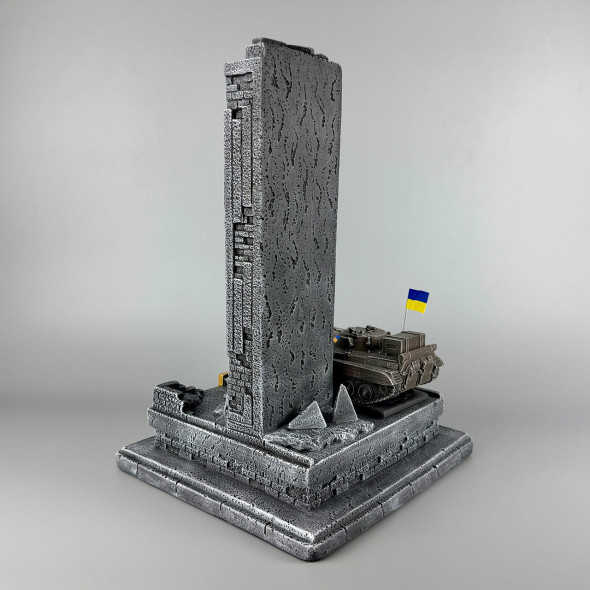 Декоративний годинник ручної роботи "БМП-2" | Символічний сувенір