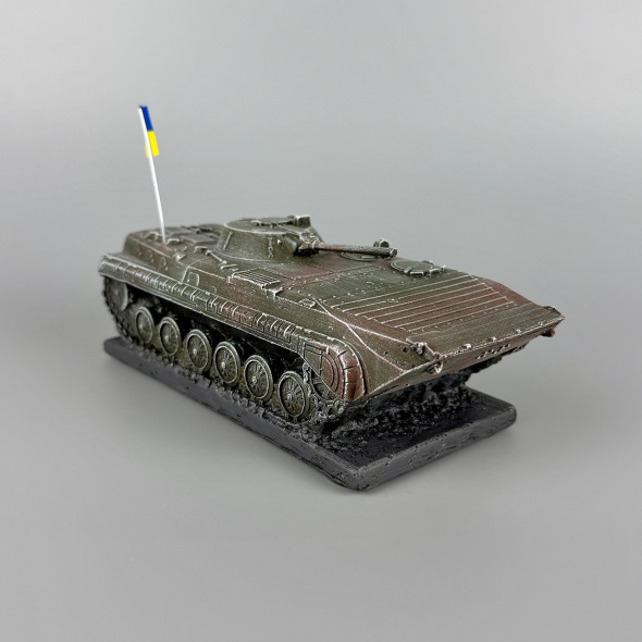 Сувенірна статуетка з гіпсу "БМП-1" ручна робота | Патріотичний подарунок