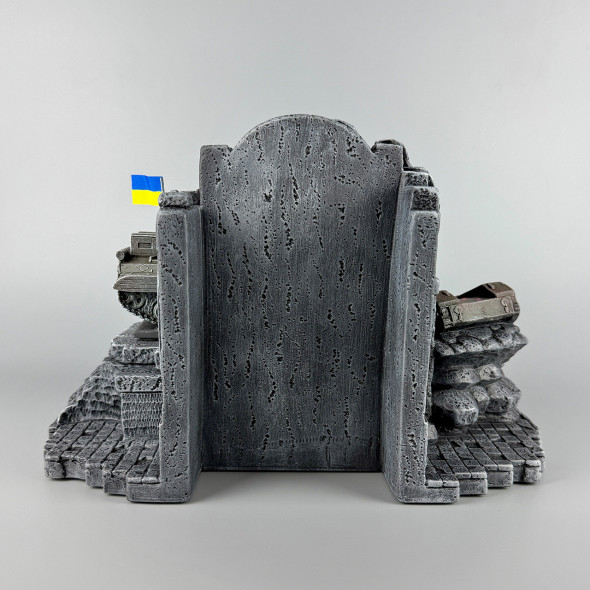 Сувенірний набір штоф з годинником "БМП-2" (без посуду) ручна робота | Підставка для стопок та фляги
